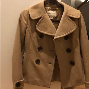Banana Republic Tan Peacoat, size XS